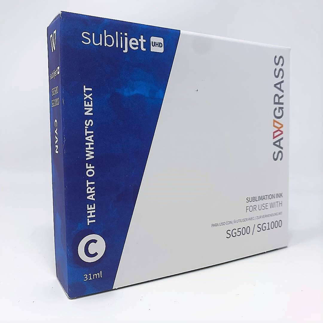 SubliJet UHD Ink for SG500 and SG1000 printers - 31mL - CYAN