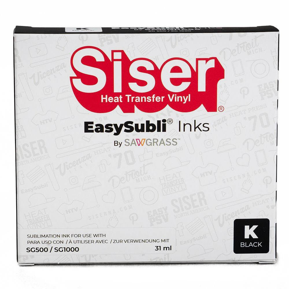 Siser EasySubli UHD ink cartridge for Sawgrass SG500 & SG1000 - BLACK