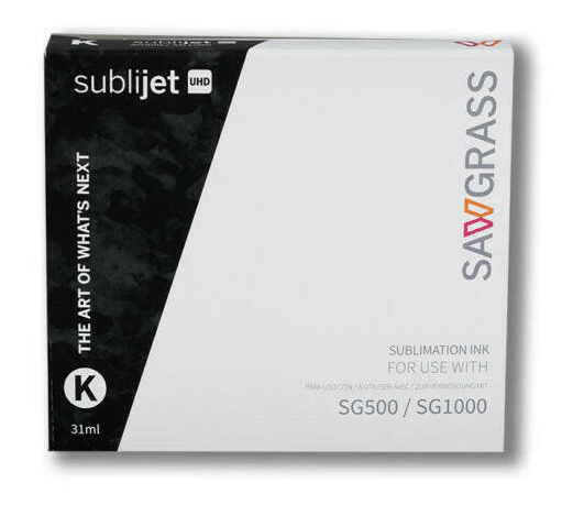 Sawgrass SG500 / SG1000 Black Ink Cartridge – SubliJet UHD Sublimation Ink (31ml)