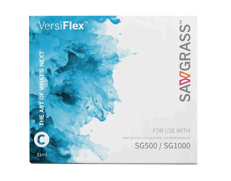 Sawgrass  SG500 VERSIFLEX Bundle with 31ml inks(full size) and paper packaging design