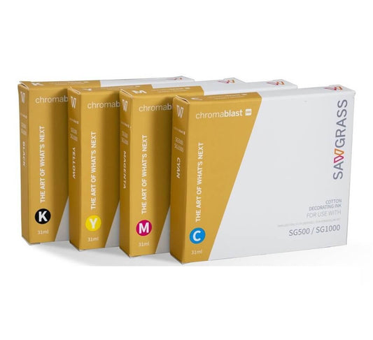 Sawgrass Chromablast UHD Ink for SG500 and SG1000 printers - FULL SET