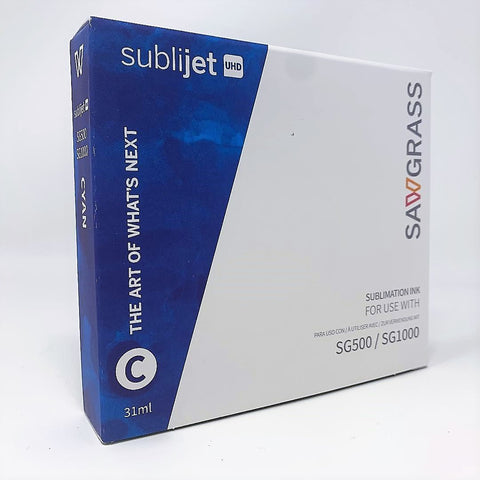 SubliJet UHD Ink for SG500 and SG1000 printers - 31mL - CYAN