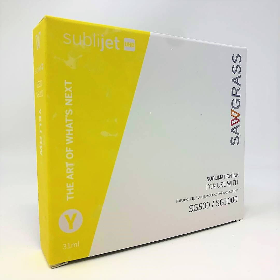 Sawgrass SubliJet UHD Yellow Ink Cartridge 31mL for SG500 SG1000 Printers