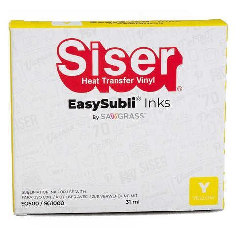 Siser EasySubli UHD ink cartridge for Sawgrass SG500 & SG1000 - YELLOW