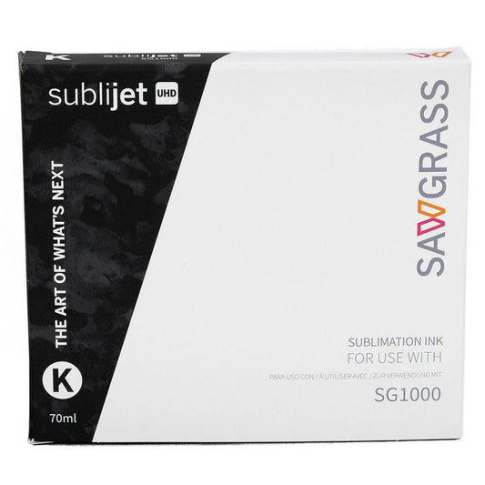 Sawgrass SubliJet UHD JUMBO Black Ink Cartridge for SG1000 Printer - 70mL