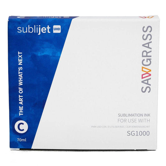 Sawgrass SubliJet UHD JUMBO Cyan Ink Cartridge 70mL for SG1000 Printer
