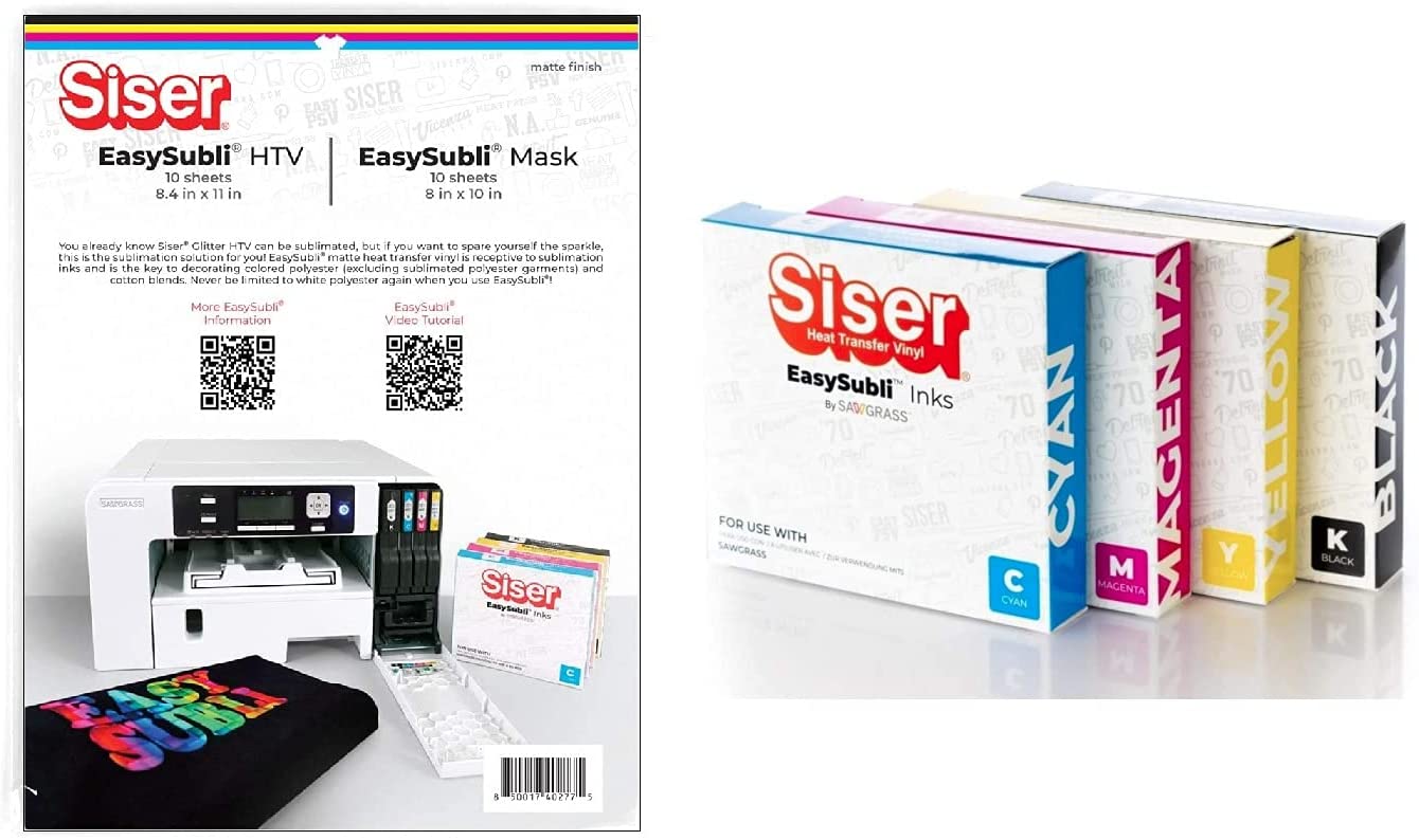 Siser EASYSUBLI inks for SG500 and SG1000 Printer